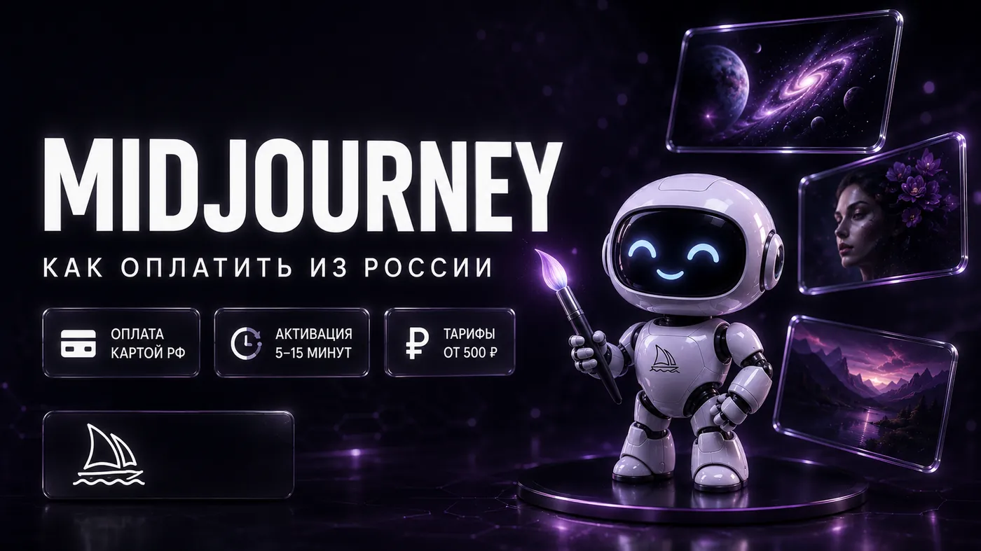 Как оплатить Midjourney из России: гайд 2026