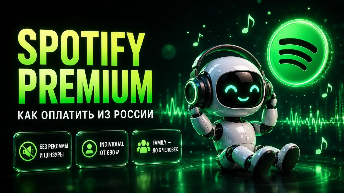 Как оплатить Spotify Premium из России: гайд