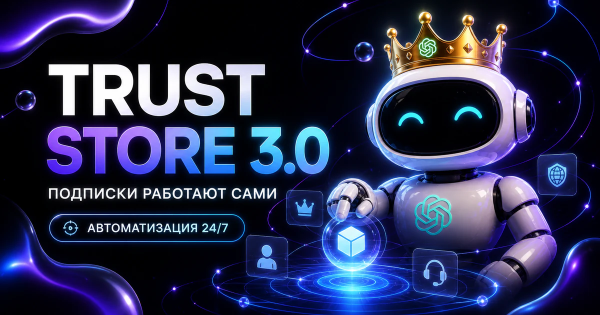 Trust Store 3.0: автоматическая активация подписок 24/7